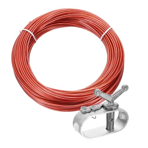 QUARKZMAN 1 Stück Drahtspanner Drahtseil Spanner Draht Spannseil mit Stahlseil ummantelt Ø 2 mm Länge 30 m Spannschloss Spanndrahtseil für Poolplanen Befestigung Seil Poolabdeckung Winter QUARKZMAN 1 Stück Drahtspanner Drahtseil Spanner Draht Spannseil mit Stahlseil ummantelt Ø 2 mm Länge 30 m Spannschloss Spanndrahtseil für Poolplanen Befestigung Seil Poolabdeckung Winter von QUARKZMAN