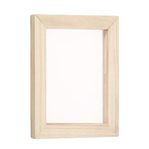 QUARKZMAN 1 Stück Siebdruckrahmen, 18x15 cm Holz mit 160er weißem Netz für DIY-Siebdruckprojekte QUARKZMAN 1 Stück Siebdruckrahmen, 18x15 cm Holz mit 160er weißem Netz für DIY-Siebdruckprojekte von QUARKZMAN