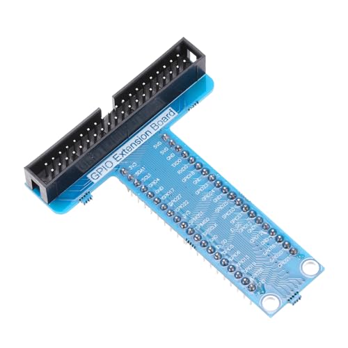 QUARKZMAN 1 Stück montiertes T-Typ-Erweiterungsboard mit 80 Pins T-Typ-Breakout für Raspberry Pi, Pi B+, Blau von QUARKZMAN