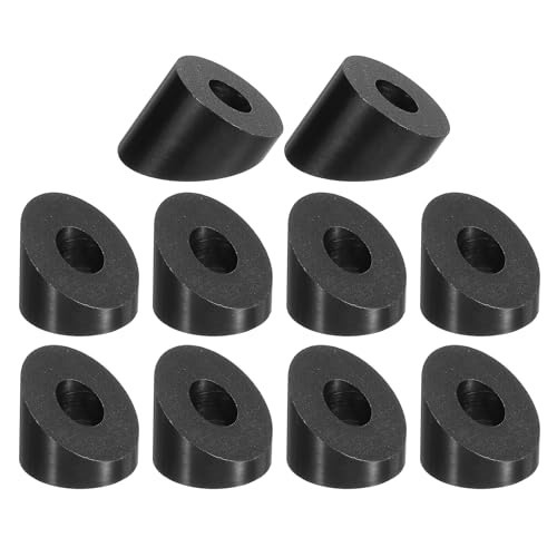 QUARKZMAN 10 Stück 1/4" 33 Grad Winkel Beveled Unterlegscheibe, T316 Edelstahl Winkel Unterlegscheibe für Seilgeländer Treppenenden Holz Metall Pfosten, Schwarz QUARKZMAN 10 Stück 1/4" 33 Grad Winkel Beveled Unterlegscheibe, T316 Edelstahl Winkel Unterlegscheibe für Seilgeländer Treppenenden Holz Metall Pfosten, Schwarz von QUARKZMAN