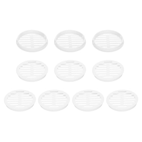 QUARKZMAN 10 Stück 80mm/3.1in Lüftungsgitter, Runde Soffit-Lüftungsgitter, weiße Kunststoffabdeckung für Badezimmer, Zuhause, Büro, Küche, Schrank, Kleiderschrank QUARKZMAN 10 Stück 80mm/3.1in Lüftungsgitter, Runde Soffit-Lüftungsgitter, weiße Kunststoffabdeckung für Badezimmer, Zuhause, Büro, Küche, Schrank, Kleiderschrank von QUARKZMAN