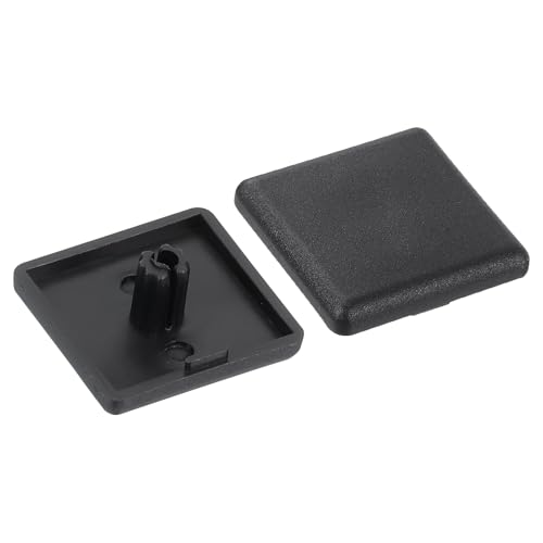 QUARKZMAN 10 Stück Extrudierte Endkappe Nylon, 30x30mm T-Nut Aluminium Profil 3030 Europäischer Standard Endkappe Extrusion Stecker für Wagen, Fischtankregal, Lagerregal, Schwarz von QUARKZMAN