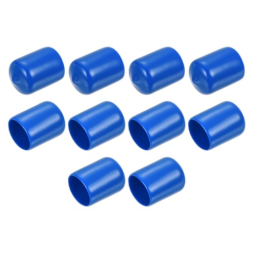 QUARKZMAN 10 Stück Gummikappen, 15mm Rohrstopfen Endkappe Rund Schutzkappen Pfostenkappe Abdeckkappen Zaunpfosten Endspitze Kappen für Gartenstühle Tischbeine Möbelfüße Gleiter, Blau QUARKZMAN 10 Stück Gummikappen, 15mm Rohrstopfen Endkappe Rund Schutzkappen Pfostenkappe Abdeckkappen Zaunpfosten Endspitze Kappen für Gartenstühle Tischbeine Möbelfüße Gleiter, Blau von QUARKZMAN