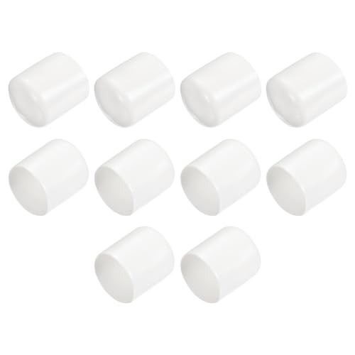 QUARKZMAN 10 Stück Gummikappen, 27mm Rohrstopfen Endkappe Rund Schutzkappen Pfostenkappe Abdeckkappen Zaunpfosten Endspitze Kappen für Gartenstühle Tischbeine Möbelfüße Gleiter, Weiß QUARKZMAN 10 Stück Gummikappen, 27mm Rohrstopfen Endkappe Rund Schutzkappen Pfostenkappe Abdeckkappen Zaunpfosten Endspitze Kappen für Gartenstühle Tischbeine Möbelfüße Gleiter, Weiß von QUARKZMAN