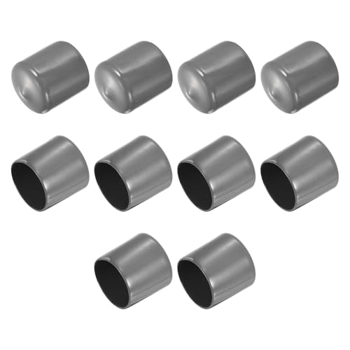 QUARKZMAN 10 Stück Gummikappen, 31 mm Rohrstopfen Endkappe Rund Schutzkappen Pfostenkappe Abdeckkappen Zaunpfosten Endspitze Kappen für Gartenstühle Tischbeine Möbelfüße Gleiter, Dunkelgrau QUARKZMAN 10 Stück Gummikappen, 31 mm Rohrstopfen Endkappe Rund Schutzkappen Pfostenkappe Abdeckkappen Zaunpfosten Endspitze Kappen für Gartenstühle Tischbeine Möbelfüße Gleiter, Dunkelgrau von QUARKZMAN