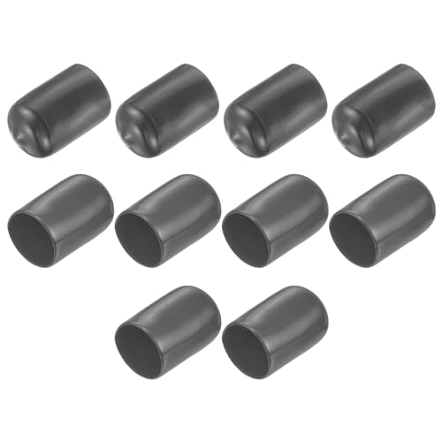 QUARKZMAN 10 Stück Gummikappen, 17mm Rohrstopfen Endkappe Rund Schutzkappen Pfostenkappe Abdeckkappen Zaunpfosten Endspitze Kappen für Gartenstühle Tischbeine Möbelfüße Gleiter, Dunkelgrau QUARKZMAN 10 Stück Gummikappen, 17mm Rohrstopfen Endkappe Rund Schutzkappen Pfostenkappe Abdeckkappen Zaunpfosten Endspitze Kappen für Gartenstühle Tischbeine Möbelfüße Gleiter, Dunkelgrau von QUARKZMAN