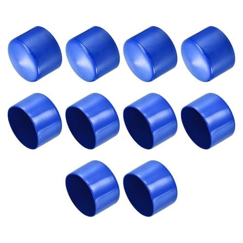QUARKZMAN 10 Stück Gummikappen, 60mm Rohrstopfen Endkappe Rund Schutzkappen Pfostenkappe Abdeckkappen Zaunpfosten Endspitze Kappen für Gartenstühle Tischbeine Möbelfüße Gleiter, Blau QUARKZMAN 10 Stück Gummikappen, 60mm Rohrstopfen Endkappe Rund Schutzkappen Pfostenkappe Abdeckkappen Zaunpfosten Endspitze Kappen für Gartenstühle Tischbeine Möbelfüße Gleiter, Blau von QUARKZMAN