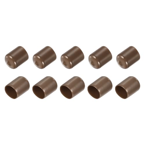 QUARKZMAN 10 Stück Gummikappen, 16mm Rohrstopfen Endkappe Rund Schutzkappen Pfostenkappe Abdeckkappen Zaunpfosten Endspitze Kappen für Gartenstühle Tischbeine Möbelfüße Gleiter, Braun QUARKZMAN 10 Stück Gummikappen, 16mm Rohrstopfen Endkappe Rund Schutzkappen Pfostenkappe Abdeckkappen Zaunpfosten Endspitze Kappen für Gartenstühle Tischbeine Möbelfüße Gleiter, Braun von QUARKZMAN