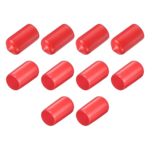 QUARKZMAN 10 Stück Gummikappen, 10,5mm Rohrstopfen Endkappe Rund Schutzkappen Pfostenkappe Abdeckkappen Zaunpfosten Endspitze Kappen für Gartenstühle Tischbeine Möbelfüße Gleiter, Rot QUARKZMAN 10 Stück Gummikappen, 10,5mm Rohrstopfen Endkappe Rund Schutzkappen Pfostenkappe Abdeckkappen Zaunpfosten Endspitze Kappen für Gartenstühle Tischbeine Möbelfüße Gleiter, Rot von QUARKZMAN