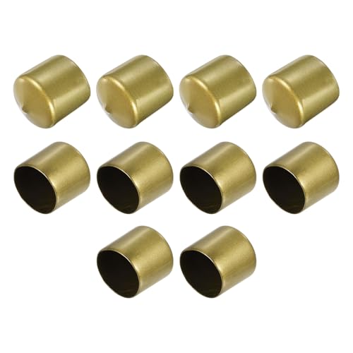 QUARKZMAN 10 Stück Gummikappen, 34mm Rohrstopfen Endkappe Rund Schutzkappen Pfostenkappe Abdeckkappen Zaunpfosten Endspitze Kappen für Gartenstühle Tischbeine Möbelfüße Gleiter, Gold QUARKZMAN 10 Stück Gummikappen, 34mm Rohrstopfen Endkappe Rund Schutzkappen Pfostenkappe Abdeckkappen Zaunpfosten Endspitze Kappen für Gartenstühle Tischbeine Möbelfüße Gleiter, Gold von QUARKZMAN