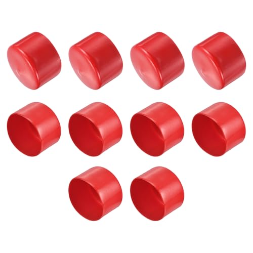 QUARKZMAN 10 Stück Gummikappen, 65mm Rohrstopfen Endkappe Rund Schutzkappen Pfostenkappe Abdeckkappen Zaunpfosten Endspitze Kappen für Gartenstühle Tischbeine Möbelfüße Gleiter, Rot QUARKZMAN 10 Stück Gummikappen, 65mm Rohrstopfen Endkappe Rund Schutzkappen Pfostenkappe Abdeckkappen Zaunpfosten Endspitze Kappen für Gartenstühle Tischbeine Möbelfüße Gleiter, Rot von QUARKZMAN
