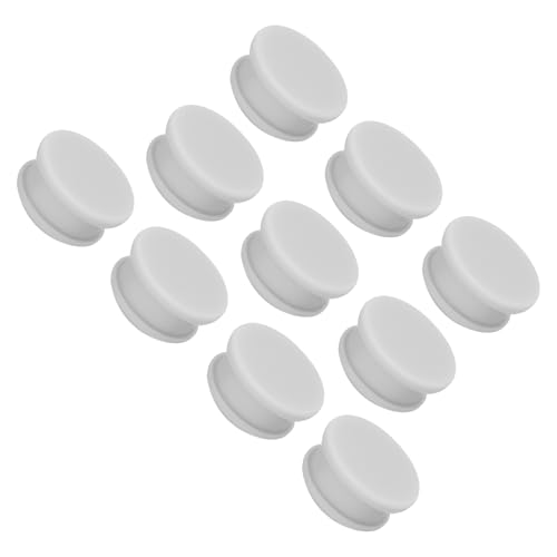 QUARKZMAN 10 Stück Gummistopfen 18mm Silikon-Lochstopfen Wasserdicht Verschlussstopfen Silikonstopfen Stopper Steckdichtstopfen Flach Abdeckkappen für Rohrleitungen Flaschen Labor, Grau QUARKZMAN 10 Stück Gummistopfen 18mm Silikon-Lochstopfen Wasserdicht Verschlussstopfen Silikonstopfen Stopper Steckdichtstopfen Flach Abdeckkappen für Rohrleitungen Flaschen Labor, Grau von QUARKZMAN