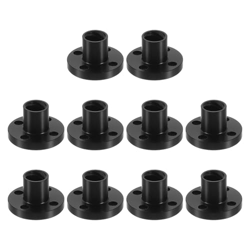 QUARKZMAN 10 Stück Tr8x8 Bleischraube POM Kunststoffmutter, Linearer Acme Gewindeschraube zum Ersetzen der Messingmutter (2mm Steigung, 4 Start, 8mm Vorschub) für 3D-Druckerzubehör von QUARKZMAN
