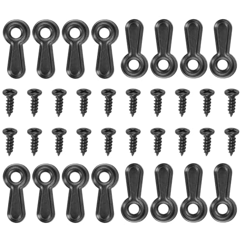 QUARKZMAN 100 Stück Bilderrahmen Rückwand Hardware Clips mit 100 Stück Schrauben Drehknopf Befestigungssatz Bilderrahmen Rückwand Clips zum Aufhängen von Bildern Zeichnen, Schwarz QUARKZMAN 100 Stück Bilderrahmen Rückwand Hardware Clips mit 100 Stück Schrauben Drehknopf Befestigungssatz Bilderrahmen Rückwand Clips zum Aufhängen von Bildern Zeichnen, Schwarz von QUARKZMAN