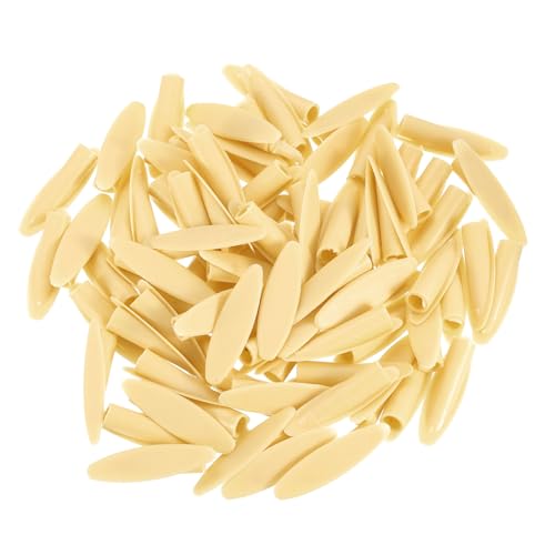 QUARKZMAN 100 Stück Kunststoff-Taschenlochstopfen, 9mm Schräglochkappen für Taschenlochschablone Holzbearbeitungswerkzeug Zubehör, Beige von QUARKZMAN
