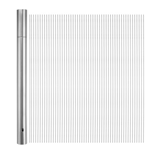 QUARKZMAN 100 Stück Schaschlikspieße Edelstahl 33cm mit Aufbewahrungsrohr, Wiederverwendbare BBQ-Grill Spieße Outdoor-Grillstab für Fleisch, Garnelen, Obst und Gemüse QUARKZMAN 100 Stück Schaschlikspieße Edelstahl 33cm mit Aufbewahrungsrohr, Wiederverwendbare BBQ-Grill Spieße Outdoor-Grillstab für Fleisch, Garnelen, Obst und Gemüse von QUARKZMAN