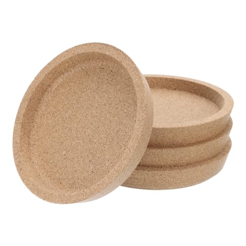 QUARKZMAN 10Stk Kork Untersetzer mit Rand für Getränke 4" Hitzebeständig Wiederverwendbarer Getränke Untersetzer für Weinglas Tasse Becher Braun QUARKZMAN 10Stk Kork Untersetzer mit Rand für Getränke 4" Hitzebeständig Wiederverwendbarer Getränke Untersetzer für Weinglas Tasse Becher Braun von QUARKZMAN
