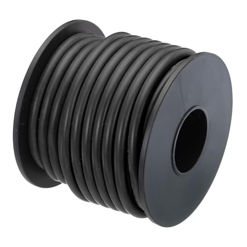 QUARKZMAN 12AWG Kabel Elektrischer Draht 3,31 mm² Verzinntes Kupferkabel 7,5 Meter, Stromkabel Hohe Temperatur Leitung Erdkabel Litzenkabel Verlängerungskabel für Kfz Kabelkanal, Schwarz von QUARKZMAN