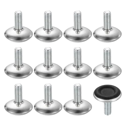 QUARKZMAN 12 Stück M8 Gewinde Möbel Füße Nivellierer 28x20 mm Verstellbare Nivellierung Tisch Füße Aufschraubbare Möbelgleiter Nivellierung Für Stuhl Hocker Beine Schwarz QUARKZMAN 12 Stück M8 Gewinde Möbel Füße Nivellierer 28x20 mm Verstellbare Nivellierung Tisch Füße Aufschraubbare Möbelgleiter Nivellierung Für Stuhl Hocker Beine Schwarz von QUARKZMAN