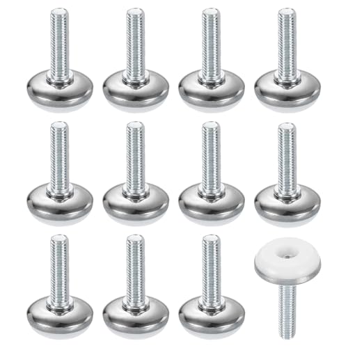 QUARKZMAN 12 Stück M8 Gewinde Möbel Füße Nivellierer 28x30mm Verstellbare Nivellierung Tisch Füße Aufschraubbare Möbelgleiter Nivellierung Für Stuhl Hocker Beine Weiß QUARKZMAN 12 Stück M8 Gewinde Möbel Füße Nivellierer 28x30mm Verstellbare Nivellierung Tisch Füße Aufschraubbare Möbelgleiter Nivellierung Für Stuhl Hocker Beine Weiß von QUARKZMAN