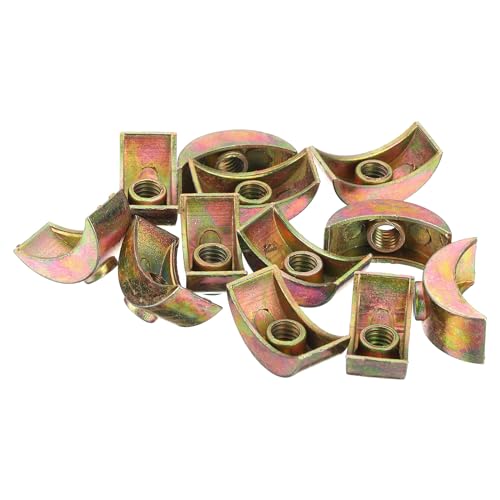 QUARKZMAN 12stk M6 Halbmond Muttern Unterlegscheiben Zink Legierung Außen Gewinde Sicherung Unterlegscheibe Abstandshalter Verbinder Hardware Beschläge Bronze QUARKZMAN 12stk M6 Halbmond Muttern Unterlegscheiben Zink Legierung Außen Gewinde Sicherung Unterlegscheibe Abstandshalter Verbinder Hardware Beschläge Bronze von QUARKZMAN