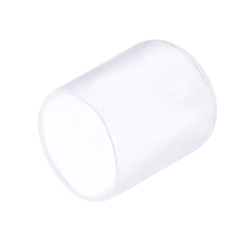 QUARKZMAN 15 Stück Gummi-Endkappen 19mm ID Gummikappen, Runde Schutzkappen PVC Stopfen Abdeckkappen Lochstopfen Gleiter für Schrauben Gewindebolzen Drahtseile Rohr Möbelfüße, Klar von QUARKZMAN