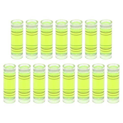QUARKZMAN 15 Stück Kleine Zylindrische Libellen 9,5x30mm PMMA Mini Horizontale Blasenwasserwaage Messwerkzeuge für Wohnmobil TV Bilderrahmen Aufhängewerkzeug Leveler QUARKZMAN 15 Stück Kleine Zylindrische Libellen 9,5x30mm PMMA Mini Horizontale Blasenwasserwaage Messwerkzeuge für Wohnmobil TV Bilderrahmen Aufhängewerkzeug Leveler von QUARKZMAN