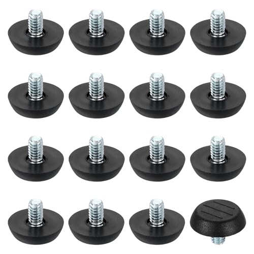 QUARKZMAN 16 Stück 1/4" Gewinde Möbel Füße Nivellierer 23x10mm Verstellbare Nivellierung Tisch Füße Aufschraubbare Möbelgleiter Nivellierung Für Stuhl Hocker Beine Schwarz QUARKZMAN 16 Stück 1/4" Gewinde Möbel Füße Nivellierer 23x10mm Verstellbare Nivellierung Tisch Füße Aufschraubbare Möbelgleiter Nivellierung Für Stuhl Hocker Beine Schwarz von QUARKZMAN