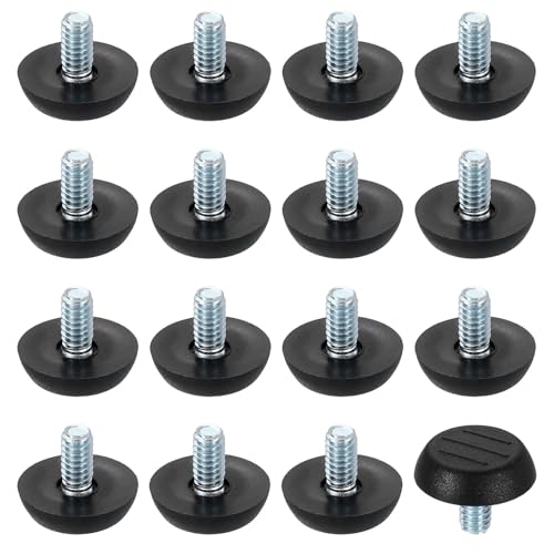 QUARKZMAN 16 Stück 1/4" Gewinde Möbel Füße Nivellierer 23x12mm Verstellbare Nivellierung Tisch Füße Aufschraubbare Möbelgleiter Nivellierung Für Stuhl Hocker Beine Schwarz QUARKZMAN 16 Stück 1/4" Gewinde Möbel Füße Nivellierer 23x12mm Verstellbare Nivellierung Tisch Füße Aufschraubbare Möbelgleiter Nivellierung Für Stuhl Hocker Beine Schwarz von QUARKZMAN