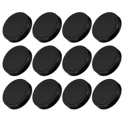 QUARKZMAN 18 Stück Einmachglasdeckel, 86mm/3.39" Regular Mouth Zinnplattenkappen auslaufsicher für Einmachgläser Küchenaufbewahrung, Schwarz QUARKZMAN 18 Stück Einmachglasdeckel, 86mm/3.39" Regular Mouth Zinnplattenkappen auslaufsicher für Einmachgläser Küchenaufbewahrung, Schwarz von QUARKZMAN