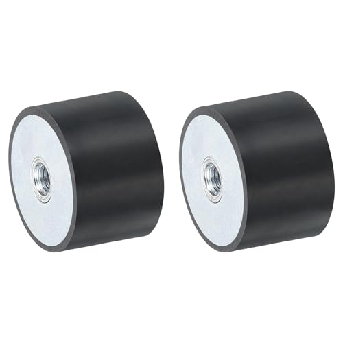 QUARKZMAN 2 Stück 30 x 20mm M6 Gummidämpfer,Multi-Typ-Gummipuffer,Schwingungsdämpfer für Motorraum und Luftkompressoren von QUARKZMAN