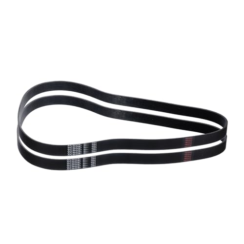 QUARKZMAN 2 Stück 450J10 PJ Keilrippenriemen 10 Rippen 45"(1143mm) Länge x 0.92"(23,4mm) Breite x 0,14"(3,89mm) Höhe EPDM Poly V Riemen Keilriemen Flachriemen Antriebsriemen Für Rasenmäher von QUARKZMAN