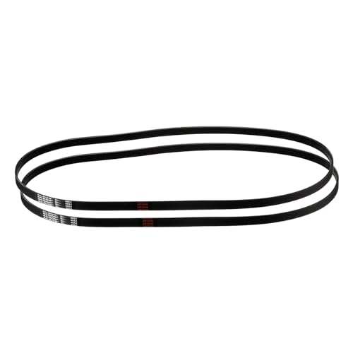 QUARKZMAN 2 Stück 460J6 PJ Keilrippenriemen 6 Rippen 46"(1168,4mm) Länge x 0.55"(14,04mm) Breite x 0,14"(3,135mm) Höhe EPDM Poly V Riemen Keilriemen Flachriemen Antriebsriemen Für Rasenmäher von QUARKZMAN