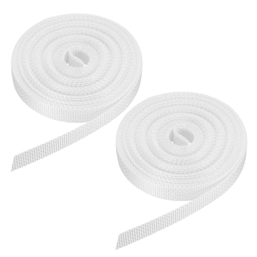 QUARKZMAN 2 Stück 6m Rolladengurt 14 mm für Rolladen Aufschraubwickler Gurtwickler Aufputz, Türen Fenster Rolladen Gurtband Jalousie Rollladen Austauschen Reparaturset, Weiß QUARKZMAN 2 Stück 6m Rolladengurt 14 mm für Rolladen Aufschraubwickler Gurtwickler Aufputz, Türen Fenster Rolladen Gurtband Jalousie Rollladen Austauschen Reparaturset, Weiß von QUARKZMAN