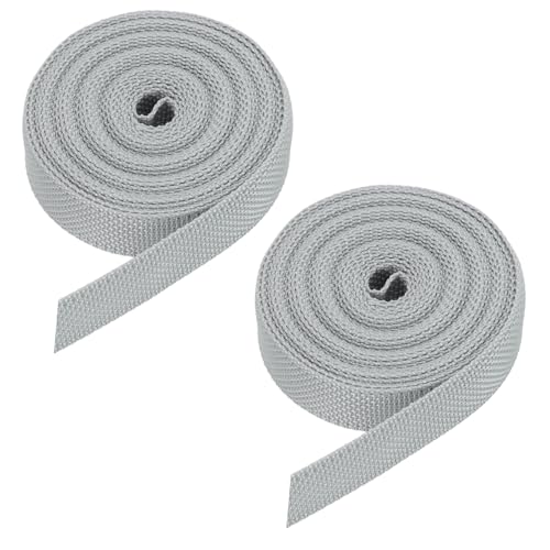 QUARKZMAN 2 Stück 6m Rolladengurt 23 mm für Rolladen Aufschraubwickler Gurtwickler Aufputz, Türen Fenster Rolladen Gurtband Jalousie Rollladen Austauschen Reparaturset, Grau QUARKZMAN 2 Stück 6m Rolladengurt 23 mm für Rolladen Aufschraubwickler Gurtwickler Aufputz, Türen Fenster Rolladen Gurtband Jalousie Rollladen Austauschen Reparaturset, Grau von QUARKZMAN