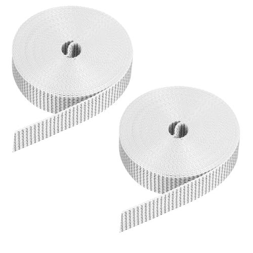 QUARKZMAN 2 Stück 6m Rolladengurt 23 mm für Rolladen Aufschraubwickler Gurtwickler Aufputz, Türen Fenster Rolladen Gurtband Jalousie Rollladen Austauschen Reparaturset, Schwarz/Weiß QUARKZMAN 2 Stück 6m Rolladengurt 23 mm für Rolladen Aufschraubwickler Gurtwickler Aufputz, Türen Fenster Rolladen Gurtband Jalousie Rollladen Austauschen Reparaturset, Schwarz/Weiß von QUARKZMAN