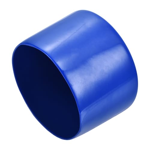 QUARKZMAN 2 Stück Gummikappen 70 mm Gummi Endkappe Rund Schutzkappen Pfostenkappe Abdeckkappen Zaunpfosten Endspitze Kappen für Rohr Gartenstühle Tischbeine Möbelfüße Gleiter, Blau von QUARKZMAN