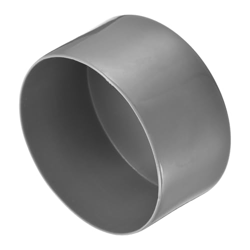 QUARKZMAN 2 Stück Gummikappen 95 mm Gummi Endkappe Rund Schutzkappen Pfostenkappe Abdeckkappen Zaunpfosten Endspitze Kappen für Rohr Gartenstühle Tischbeine Möbelfüße Gleiter, Dunkelgrau von QUARKZMAN