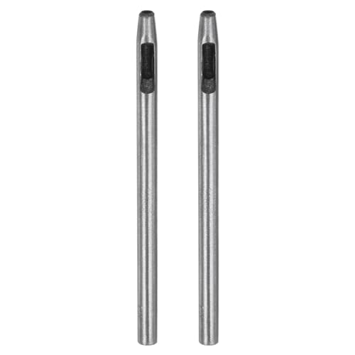 QUARKZMAN 2 Stück Hohlstanze Leder 3mm Runde Lochstanze Werkzeug für Gürtelstanzer Kohlenstoffstahl Einzelstanze für Uhrenarmband Schneiden Lederhandwerk Gummi Papier KunstWeichmaterial QUARKZMAN 2 Stück Hohlstanze Leder 3mm Runde Lochstanze Werkzeug für Gürtelstanzer Kohlenstoffstahl Einzelstanze für Uhrenarmband Schneiden Lederhandwerk Gummi Papier KunstWeichmaterial von QUARKZMAN