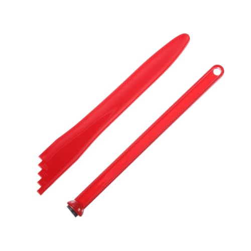 QUARKZMAN 2 Stück Konservenzubehör, Konservenregal-Kits inklusive magnetischem Deckelheber, Luftblasenmesser für Ball-Gläser, Einmachgläser, rot QUARKZMAN 2 Stück Konservenzubehör, Konservenregal-Kits inklusive magnetischem Deckelheber, Luftblasenmesser für Ball-Gläser, Einmachgläser, rot von QUARKZMAN