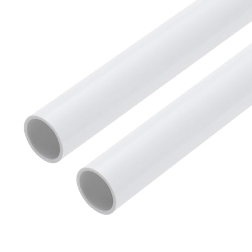 QUARKZMAN 2 Stück PVC-Rohr Leerrohr 11mm ID 13mm OD Rund PVC Druckrohr Kunststoffrohr 230mm/9" Länge Hochschlagfest für Kabelhülle Wasserrohr Aquarium Fischtank Gewächshaus Garten, Weiß QUARKZMAN 2 Stück PVC-Rohr Leerrohr 11mm ID 13mm OD Rund PVC Druckrohr Kunststoffrohr 230mm/9" Länge Hochschlagfest für Kabelhülle Wasserrohr Aquarium Fischtank Gewächshaus Garten, Weiß von QUARKZMAN