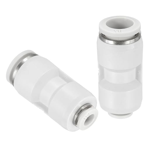 QUARKZMAN 2 Stück Push To Connect Fittings Reduzierung 1/2" Schlauch Außendurchmesser x 1/4" Schlauch Außendurchmesser Gerader Pneumatischer Schnellstecker Für Öl Schlauchleitung Rohr Weiß QUARKZMAN 2 Stück Push To Connect Fittings Reduzierung 1/2" Schlauch Außendurchmesser x 1/4" Schlauch Außendurchmesser Gerader Pneumatischer Schnellstecker Für Öl Schlauchleitung Rohr Weiß von QUARKZMAN