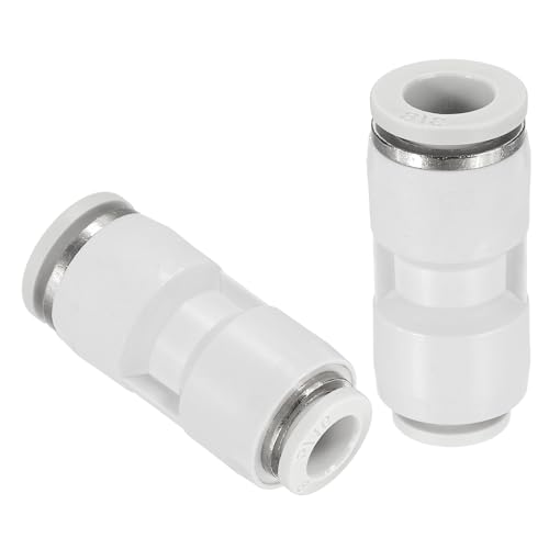 QUARKZMAN 2 Stück Push To Connect Fittings Reduzierung 3/8" Schlauch Außendurchmesser x 5/16" Schlauch Außendurchmesser Gerade Pneumatische Schnellkupplung Für Öl Schlauchleitung Rohr Weiß QUARKZMAN 2 Stück Push To Connect Fittings Reduzierung 3/8" Schlauch Außendurchmesser x 5/16" Schlauch Außendurchmesser Gerade Pneumatische Schnellkupplung Für Öl Schlauchleitung Rohr Weiß von QUARKZMAN