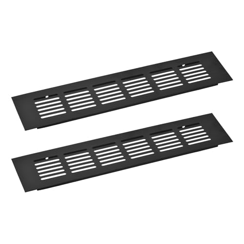 QUARKZMAN 2 Stück Rechteckiges Belüftungsgitter aus Aluminiumlegierung mit Maschendraht, Lüftungsabdeckung mit Lamellen für Schrank, Kleiderschrank, Schuhschrank, 250x60mm QUARKZMAN 2 Stück Rechteckiges Belüftungsgitter aus Aluminiumlegierung mit Maschendraht, Lüftungsabdeckung mit Lamellen für Schrank, Kleiderschrank, Schuhschrank, 250x60mm von QUARKZMAN