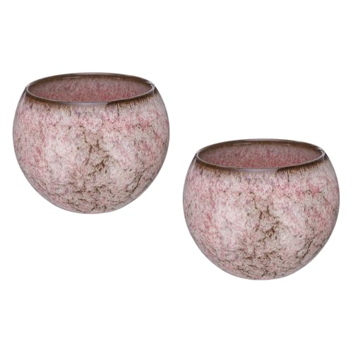 QUARKZMAN 2 Stück handgefertigte Teeschalen 150ml / 5oz Kiln Change Chinesische Japanische Teetasse Keramik Gong Fu Tee Set für Büro Zuhause Geschenke, Kirschblüten QUARKZMAN 2 Stück handgefertigte Teeschalen 150ml / 5oz Kiln Change Chinesische Japanische Teetasse Keramik Gong Fu Tee Set für Büro Zuhause Geschenke, Kirschblüten von QUARKZMAN