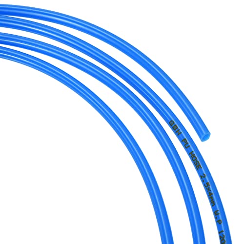 QUARKZMAN 2.5mm ID 4mm OD 3.0M Länge PU Schlauch Rohr Flexible Schläuche für Übertragung von Luft und Flüssigkeit, [Blau] von QUARKZMAN