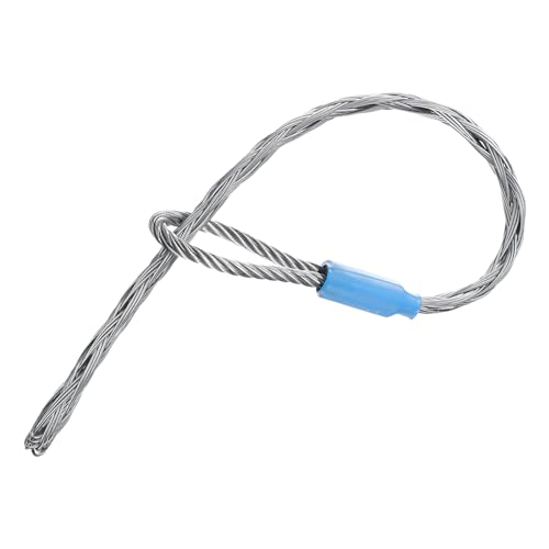 QUARKZMAN 20-25MM Einzelkopf-Drahteinfädler Kabelsocken Zieher Verzinkter Stahldraht Schutzrohrgriff Rohrnetzrohr Geeignet für Kabelkanal-Drahtseil - 1 Stück von QUARKZMAN