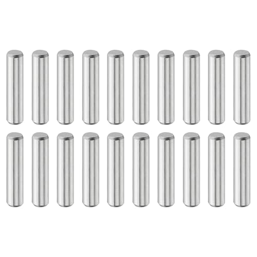 QUARKZMAN 20 Stück Zylinderstifte 5 mm x 22 mm Metallstift, 316L Edelstahl Zylindrische Dübelstifte Regalstützstift Stiftstange Befestigungselemente Metallregalstifte Silberton QUARKZMAN 20 Stück Zylinderstifte 5 mm x 22 mm Metallstift, 316L Edelstahl Zylindrische Dübelstifte Regalstützstift Stiftstange Befestigungselemente Metallregalstifte Silberton von QUARKZMAN