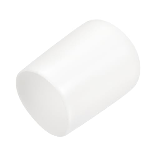 QUARKZMAN 20 Stück Gummi Endkappen 16 mm Kunststoffkappe Gummikappen Schutzkappen Abdeckung Fußkappen für Stuhlbeine Tischbeine Schrauben Bolzen Gewinde Metallstäbe Rohr Zaunpfosten Weiß von QUARKZMAN