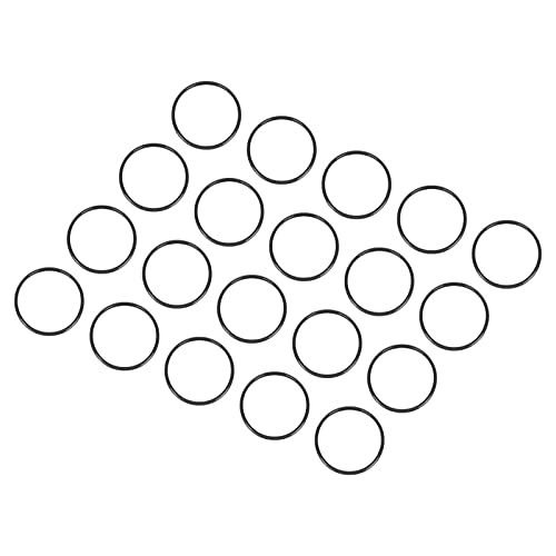 QUARKZMAN 20 Stück Nitrilkautschuk O-Ringe Runde Unterlegscheibe 17mm x 15mm x 1mm für Wasserhahn Klempner Reparatur Dichtung Verbindung, Schwarz QUARKZMAN 20 Stück Nitrilkautschuk O-Ringe Runde Unterlegscheibe 17mm x 15mm x 1mm für Wasserhahn Klempner Reparatur Dichtung Verbindung, Schwarz von QUARKZMAN